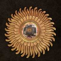 Golden sun mirror