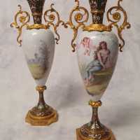Pair of porcelain vases