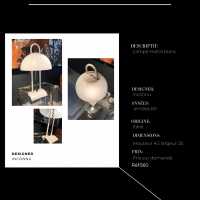Lampe de table champignon, non signée Italie 1960