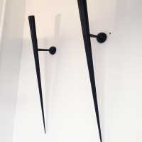 Gilles DERAIN _ "Trylon" sconces _ LUMEN CENTER _ circa 1980