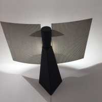 Bernard Justin_"Wing" wall lamp_LIGHT GLASS_circa:1980