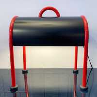 Ettore Sottsass_lamp "Valigia"_STILNOVO_circa: 1980