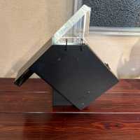Black Metal and Altuglass Lamp - 1980