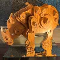 Wooden Rhinoceros - 1960s