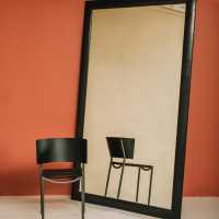 Large Lila Hunter mirror and chair by Starck