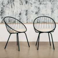 Pair of Corbeille chairs by Jean-Louis Bonnant circa 1968