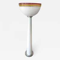 floor lamp murano glass metal brass roberto pamio leucos mazzega carlo nason italy 1970 1980