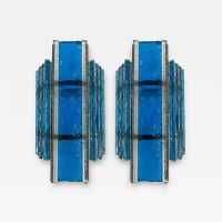 Pair of brutalist sconces in gilded wrought iron and hammered glass by Longobard. Italy 1970. in the style of Biancardi Jordan Arte, Poliarte, Carlo Aldo Nason, Mazzega Murano, Venini, Vistosi, La Murrina. pendant lightning chandelier wall lamps light mid-century
