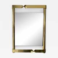 mirror brass bronze luciano frigerio italy 1970