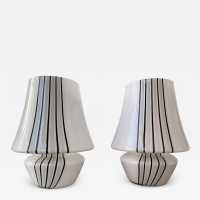 Pair of striped Murano glass lamps. Italy 1970. in the style of Venini, Vistosi, Veronese, La Murrina, Stilux, Aldo Carlo Nason, Stilnovo, Joe Colombo, Arteluce, Arredoluce, Italian design Lumi, Luci, Rggiani, Sciolari, Werner Pantone, Luigi Colani, Raak, Angelo Lelii, Angelo Brotto, Esperia, Francesco Bocola, Superstudio, Enrico Tronconi, Mario Bellini, Harvey Guzzini, Luigi Massoni, Martinelli, Pierre Cardin, Fabio Lenci, Gio Ponti. mid-century floor lamp chandelier sconces