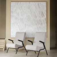 Pair of Guy Besnard Paul Bert Serpette armchairs
