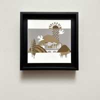 Decorative Art Tile, Roger Capron for Marazzi, Italy c.1980