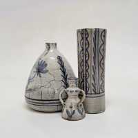 Gustave Reynaud, Set of 3 Ceramic Pieces, Vallauris c.1970