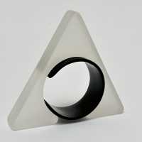Sculptural Resin Cuff, Isaky, Paris c.1980