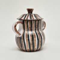 Decorative Covered Pot, Robert Picault, Vallauris c.1950
