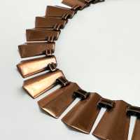 Patinated Copper Choker Aztec, Jerry Fels for Renoir, c.1950