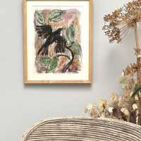 Original Drawing, Homage to Ronsard, Alice Colonieu c.1960