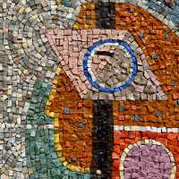 Molten Glass Mosaic Panel, Maximilien Herzele, 1965