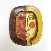 Gitte Hauptmann, Large Ceramic Dish, Aix-en-Provence, 1951