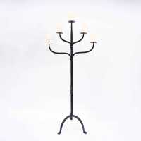 Wrought iron floor lamp