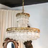 Antique hanging lamp – Empire style, 1960s