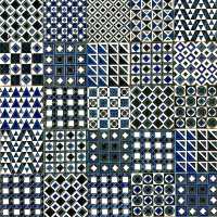 Set of 25 Decorative Tiles, Roger Capron Vallauris c.1970