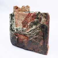 "Square" ceramic vase