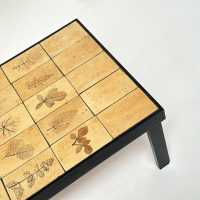 Stamped Stoneware Low Table, Roger Capron, Vallauris, c.1970