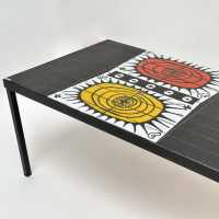 Ceramic Low Table Mexico by Roger Capron, Vallauris, c.1960