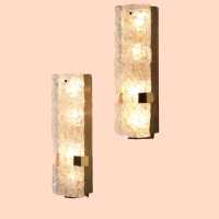 Pair of Uginox Saint-Gobain wall lights