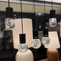 Suite of Gino Sarfatti pendant lights