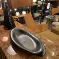 Coupe en céramique noire
