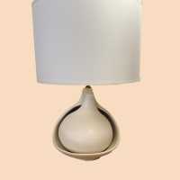 Lampe en céramique à double compartiment, design Fred & Andrée Stocke