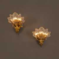 Pair of Dolphin wall sconces attributed to Gagneau - GCR Art & Interiors