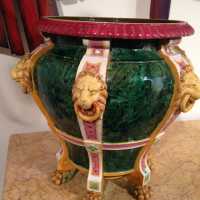 Paire de caches-pots en Minton