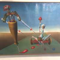 Kodzoman Milos, le Chariot de Pavots, signé et daté 1973