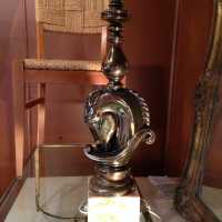 Lampe cheval en bronze de la Maison Charles