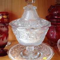 Confiturier en cristal de Baccarat du XIXème siècle