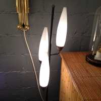 Lampadaire de Lunel à trois bras de lumière des années 1950