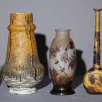 Vases et coupes Daum et Gallé