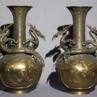Vases MIYAO japon XIXème