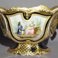 Coupe en porcelaine de Paris XIXème