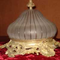 Plafonnier en bronze 1900