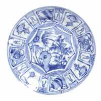 Plat Extrème-Orient Chine : Kraak - époque Wanli (1573-1620)