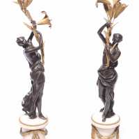 Candélabres de la du fin XVIIIème siècle