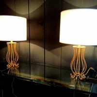 Paire de lampes – Frederic de Luca (En attendant les Barbares) – ca.1980