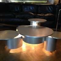 Table basse éclairée, Maurice Bentz, 1968