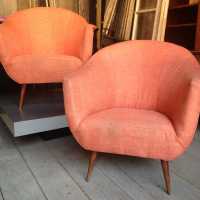 Paire de fauteuils, années 1950