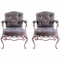 Paire de fauteuils attribuée à Jean-Charles Moreux, 1940
