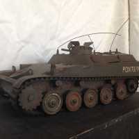 Maquette véhicule de transport de troupes, Base AMX 13, circa 1960